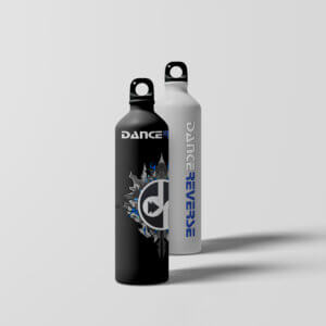 Borraccia in alluminio con grafica Brandizzata Dance Reverse