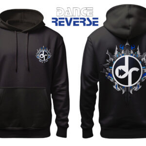 Felpa con Cappuccio con grafica Brandizzata Dance Reverse
